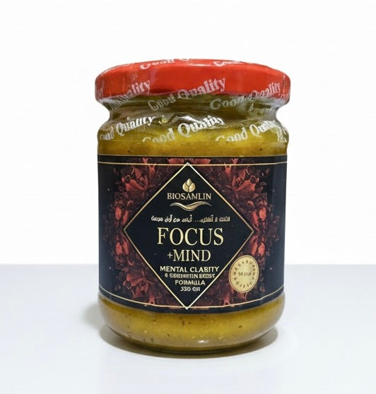 🧠 BioSamLin Focus+ Calm
ذاكرة قوية .. صفاء الذهن… وهدوء النفس 🌿
